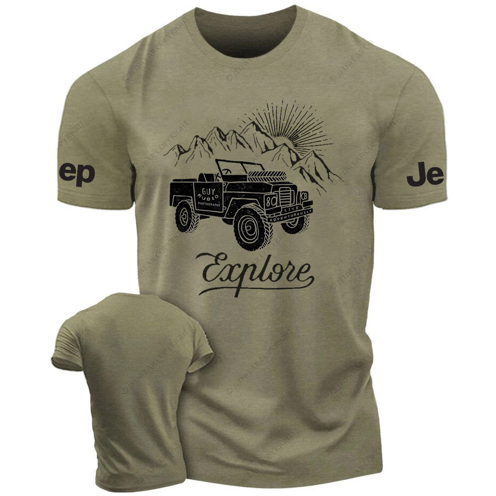 Explore Sun Mountains Hand Painted  JP T-Shirt