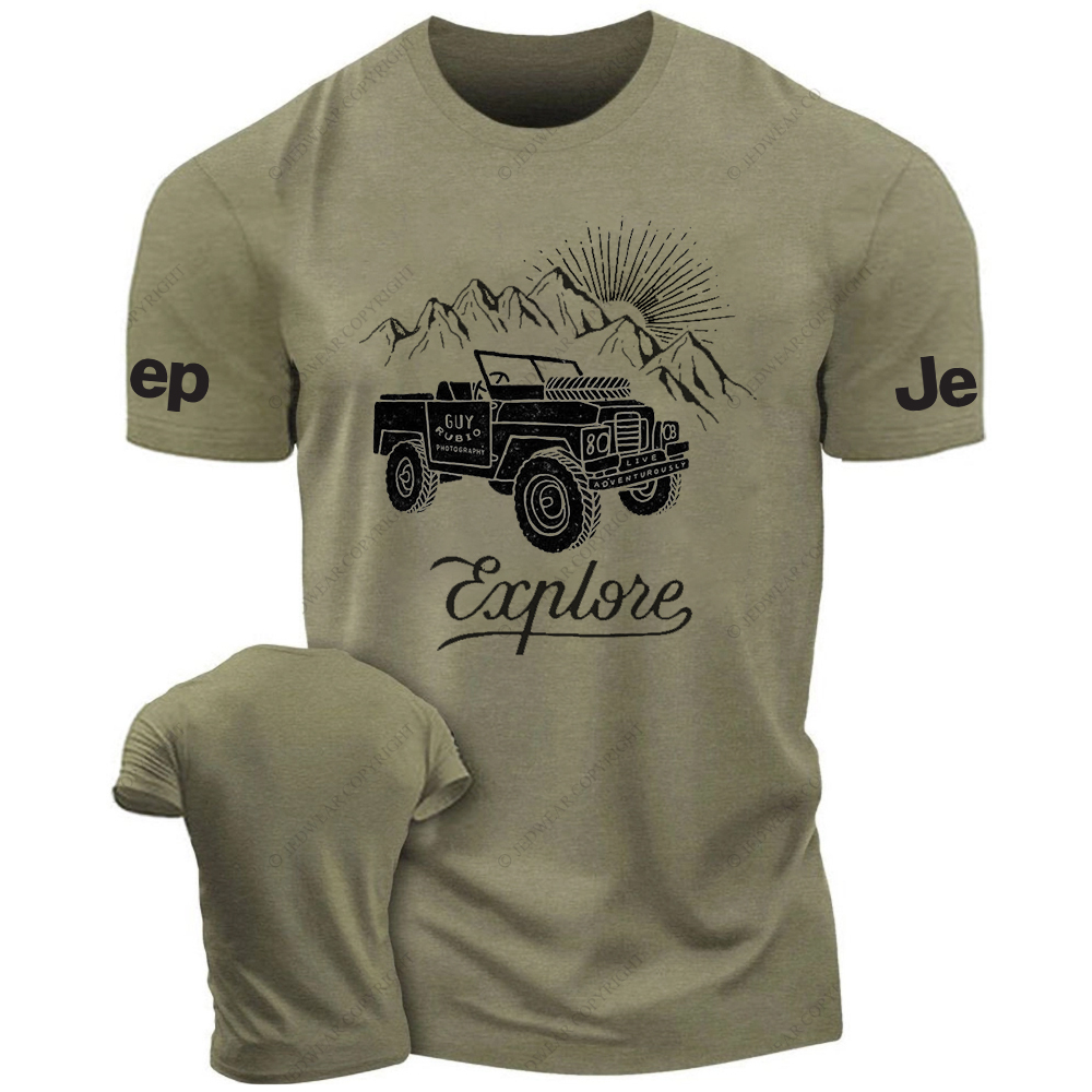 Explore Sun Mountains Hand Painted  JP T-Shirt