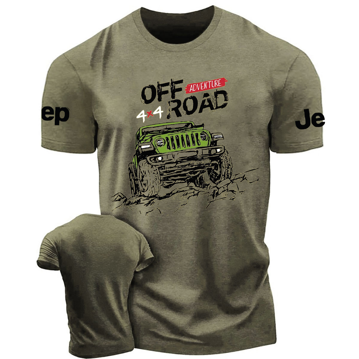 Off Road Adventure 4X4 Car Design T-Shirt