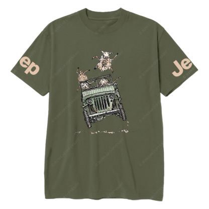 Green CJ With Sheep Jp T-Shirt