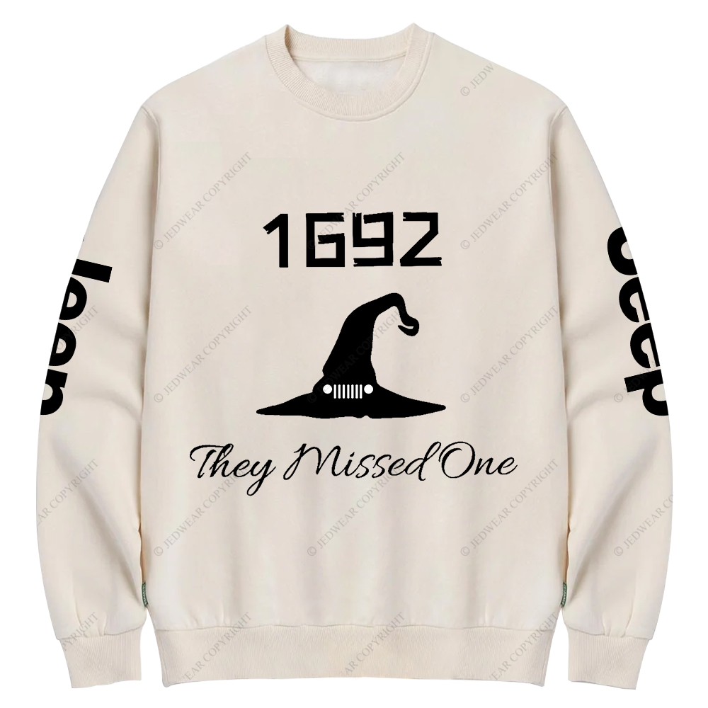Halloween They Missed One 1692 Jp Crew Neck Sweatshirt