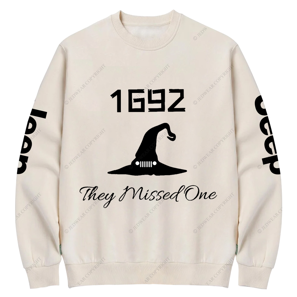 Halloween They Missed One 1692 Jp Crew Neck Sweatshirt