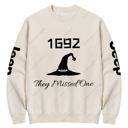 Halloween They Missed One 1692 Jp Crew Neck Sweatshirt