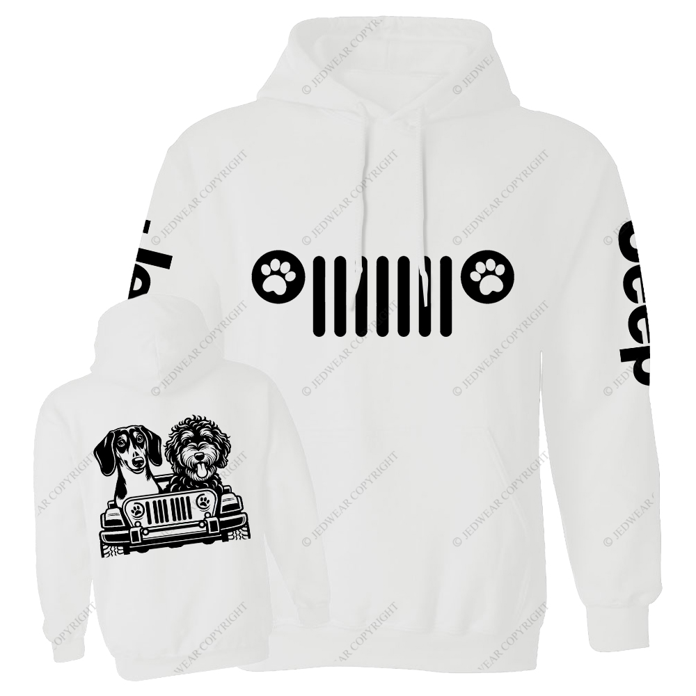 Pets Sitting In The Car Jp Casual Hoodie