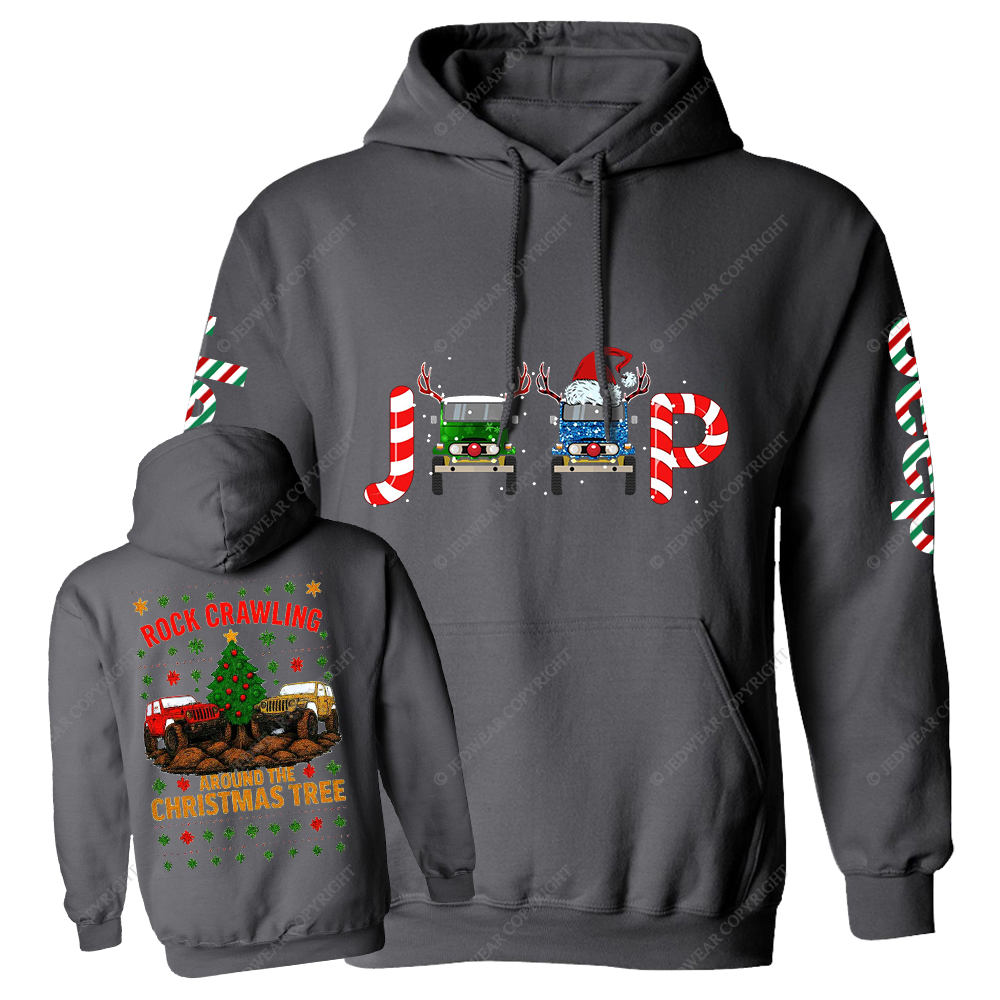 Rock Ceawling Around The Christmas Tree Jp Casual Hoodie