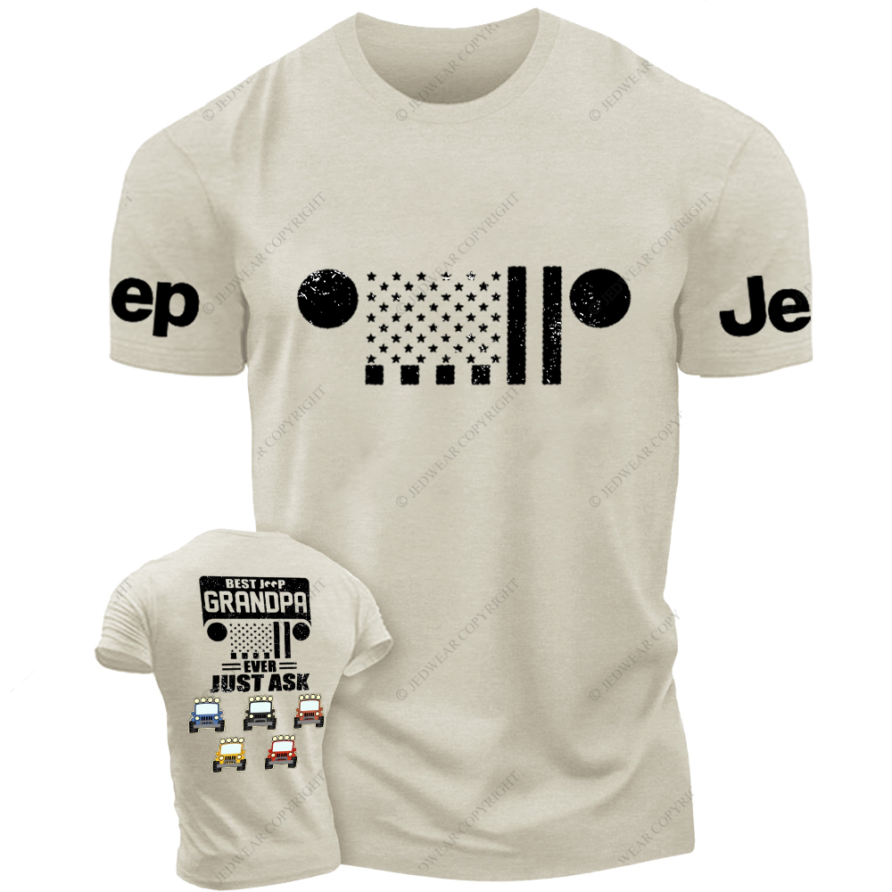 Best Car Grandpa Ever Just Ask Jp T-Shirt
