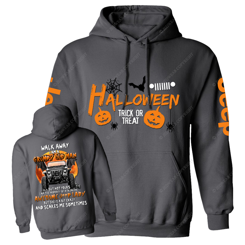 Walk Away Grumpy Old Man But Not Yours Halloween Jp Casual Hoodie