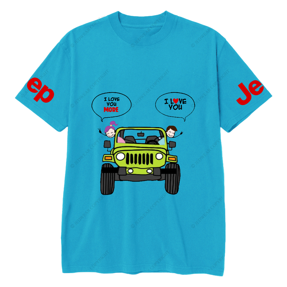Cartoon Car Owner I Love You More Jp T-Shirt