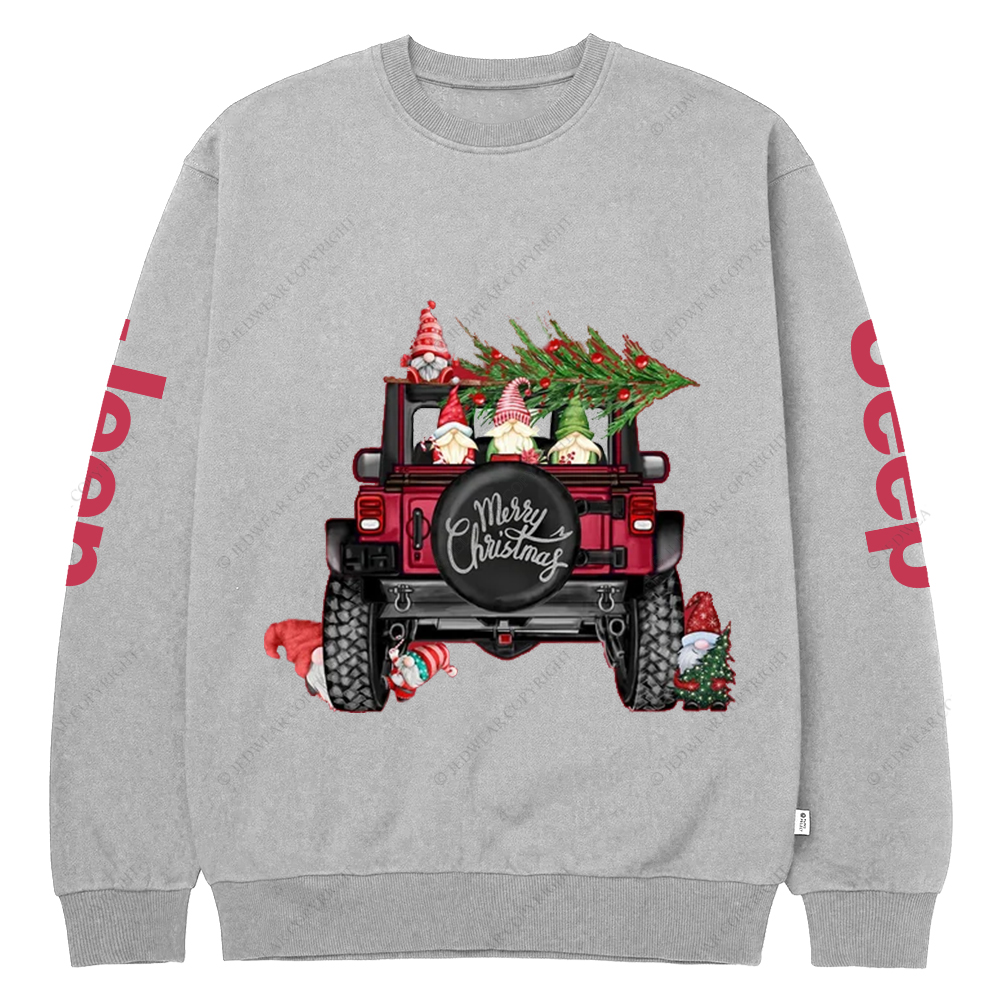 Funny Merry Christmas Tree Jp Crew Neck Sweatshirt