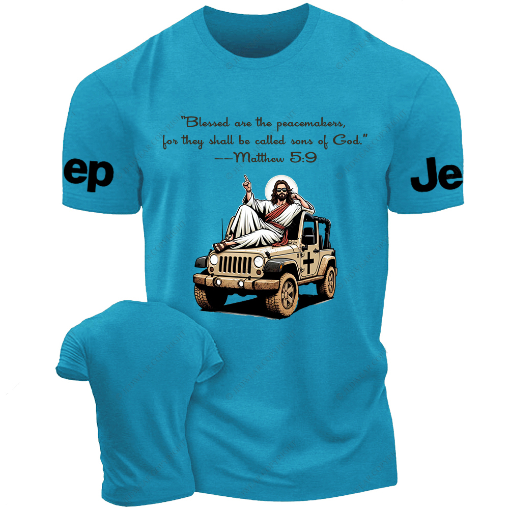 Blessed Are The Peacemakers Religion Jesus Jp T-Shirt