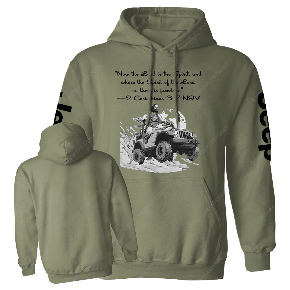 Religion Cross Jesus Bible Wheelmarks Psalm Jp Casual Hoodie