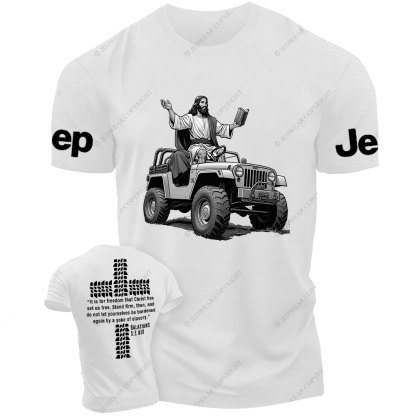 Galatians 5:1 NIV Religion Cross Jesus Bible Wheelmarks Psalm Jp T-Shirt