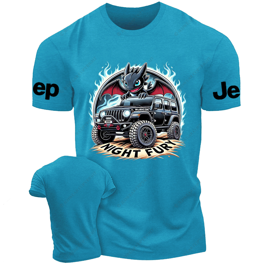 Night Fury Halloween A Little Bat Is Driving Rubicon Jp T-Shirt