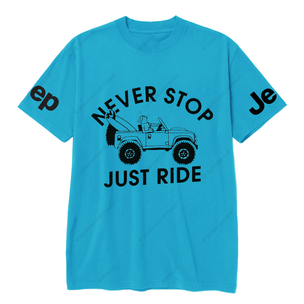 Old JP Never Stop Just Ride People JP T-Shirt
