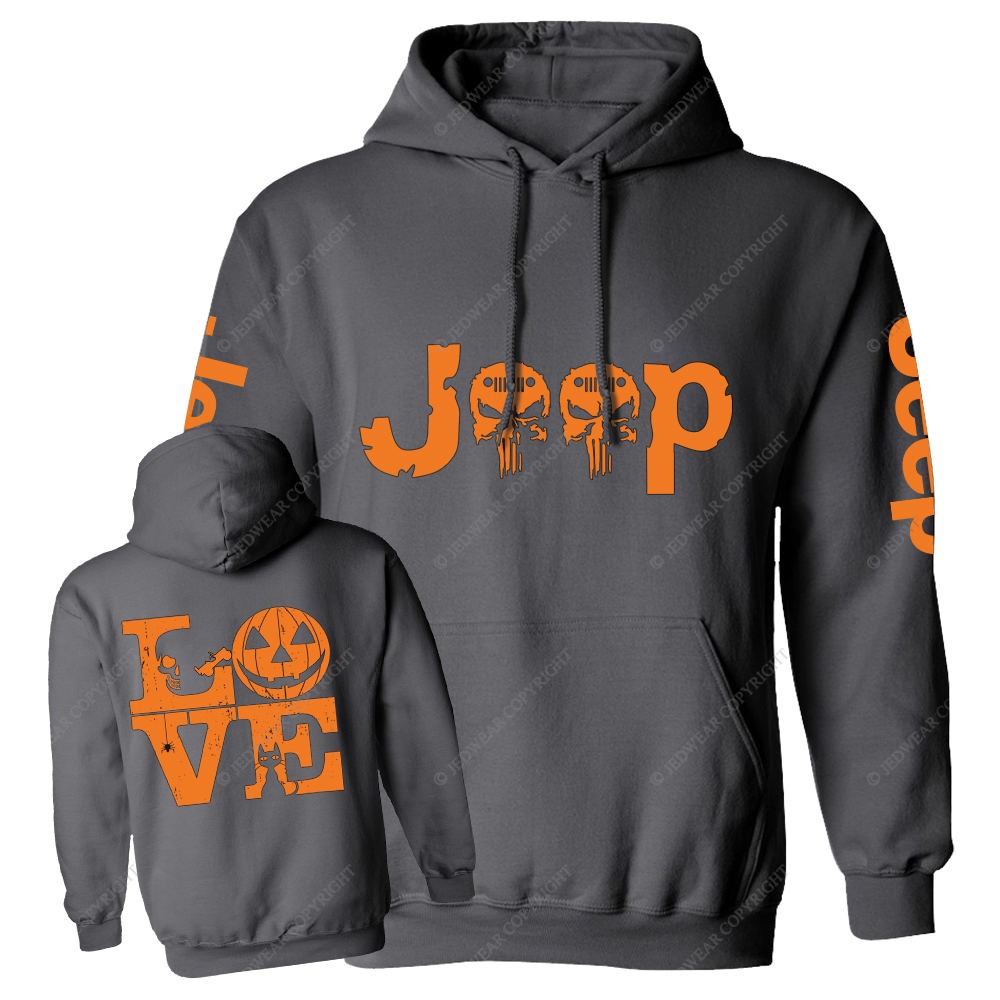 Pumpkin Halloween Skull Love Jp Casual Hoodie