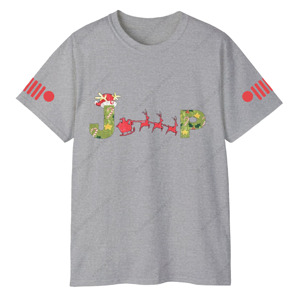 Merry Christmas Elk Sleigh Jp T-Shirt