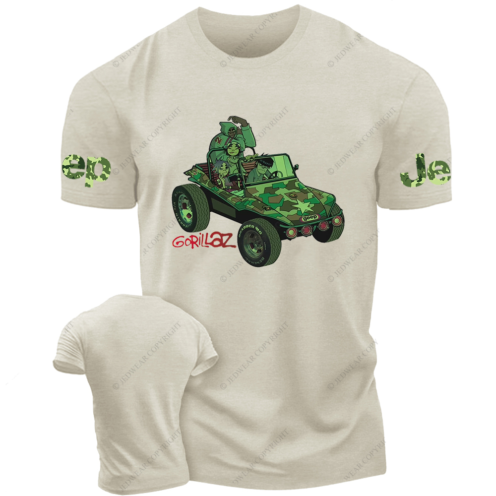 Gorillaz Green Car Jp T-Shirt