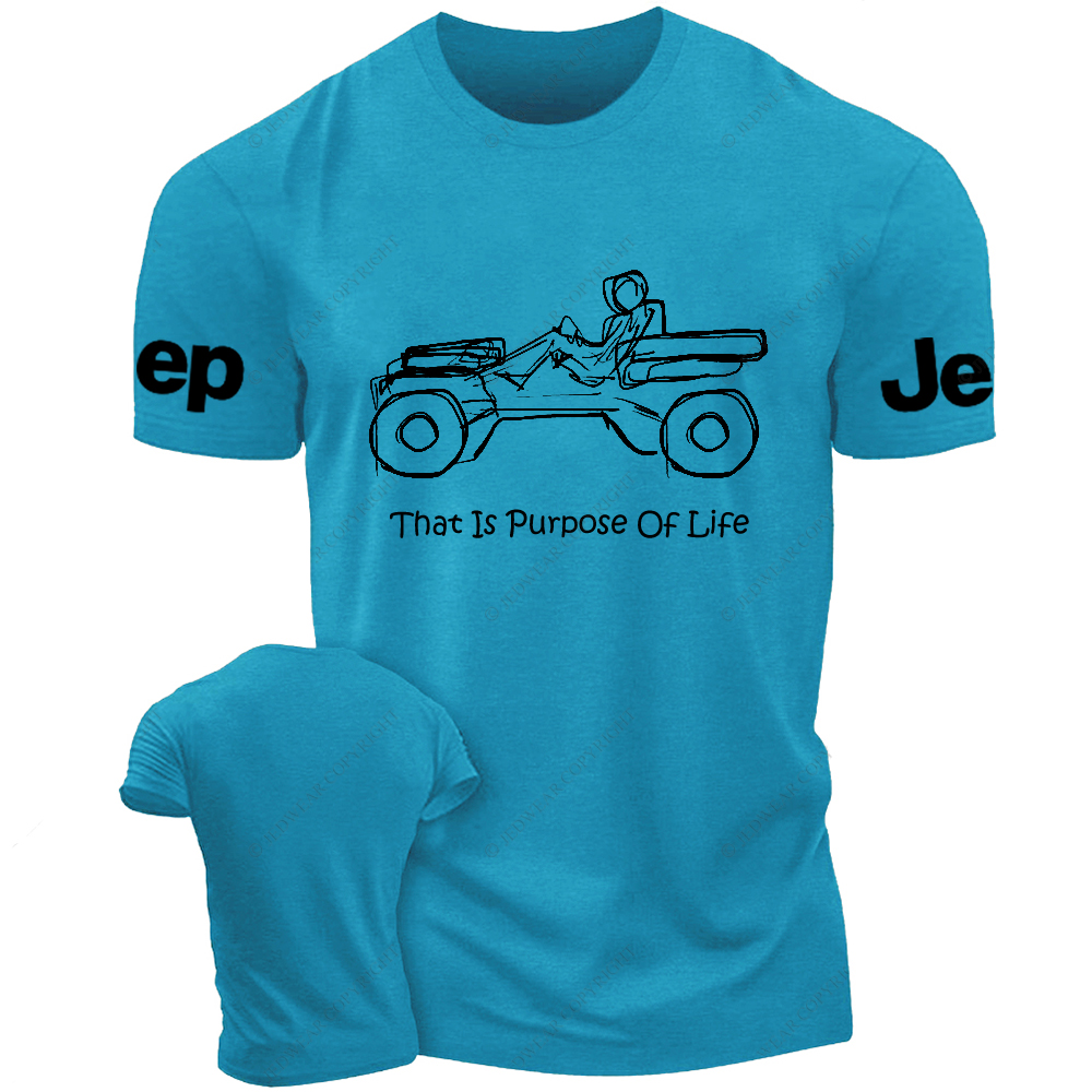 That Is Purpose Of Life Colorful Hand-Painted Jp T-Shirt