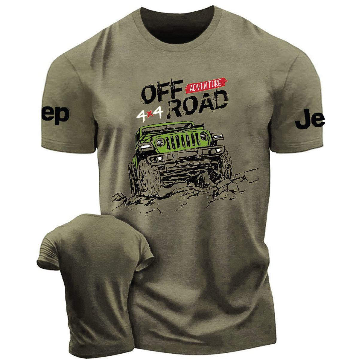 Off Road Adventure 4X4 Car Design T-Shirt
