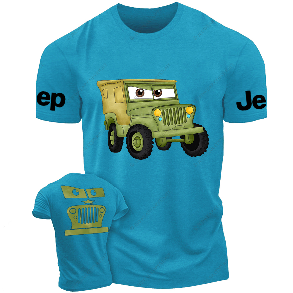 Cars Watercolor Cute Cartoon Funny Jp T-Shirt