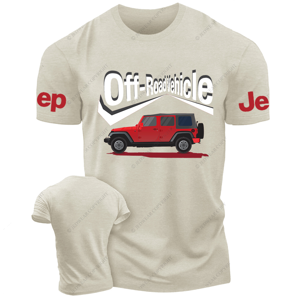 Off-Road Adventure Red Vehicle Jp T-Shirt