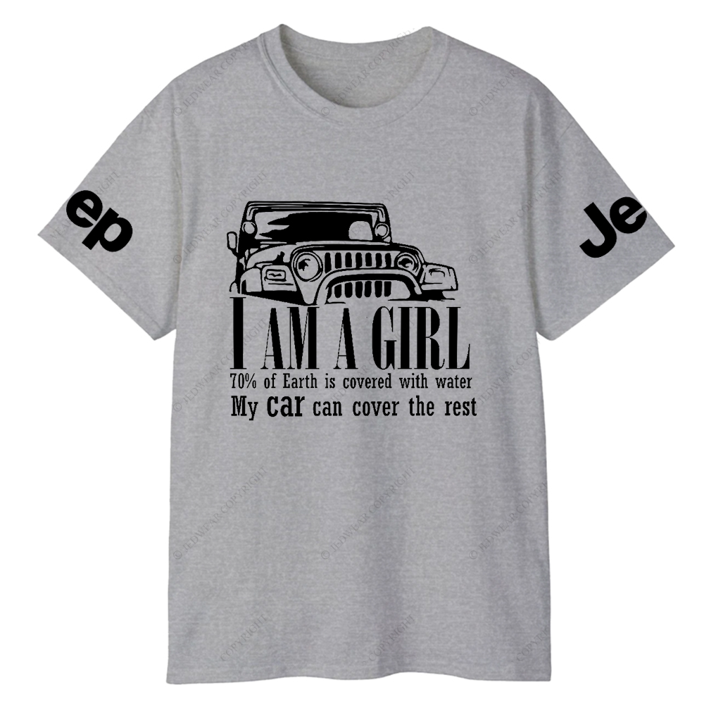 I Am A Girl I Loves My Car Jp T-Shirt