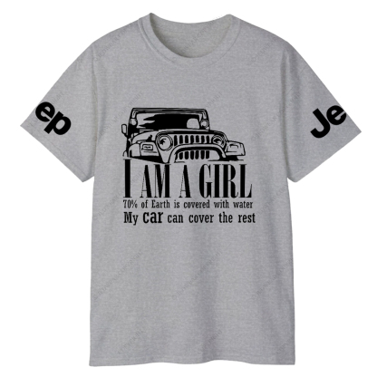 I Am A Girl I Loves My Car Jp T-Shirt