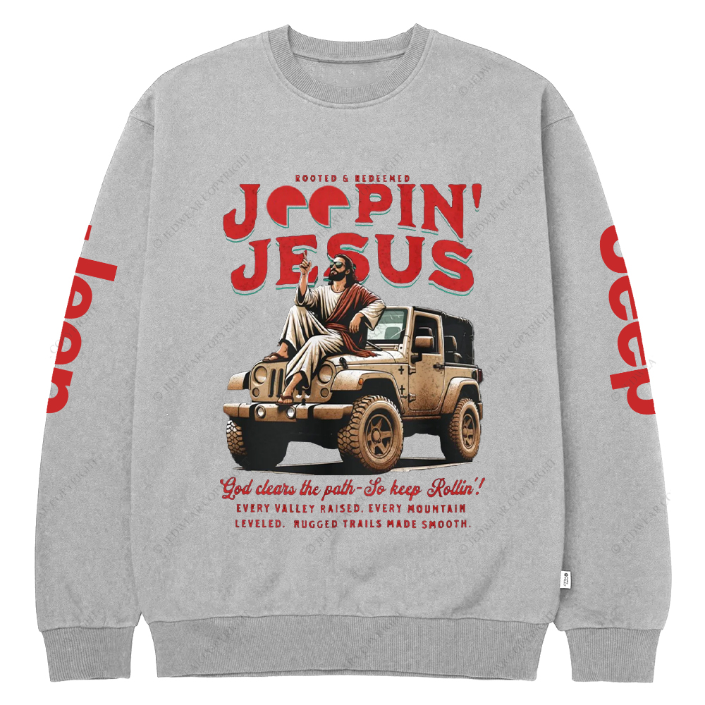 Religion With Jesus Inspirational Faith Christian Jp Crew Neck Sweatshirt