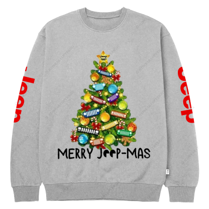 Merry Christmas Tree Christmas Gifts For Lover Jp Crew Neck Sweatshirt