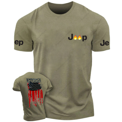 American Flag Embrace The Legacy JP T-Shirt