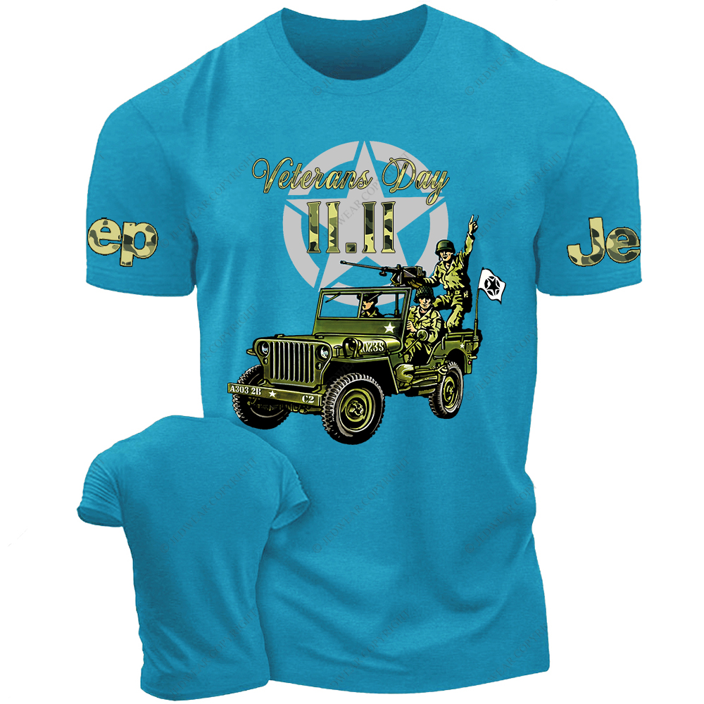 Retro Military Soldiers November 11 Veterans Day Jp T-Shirt