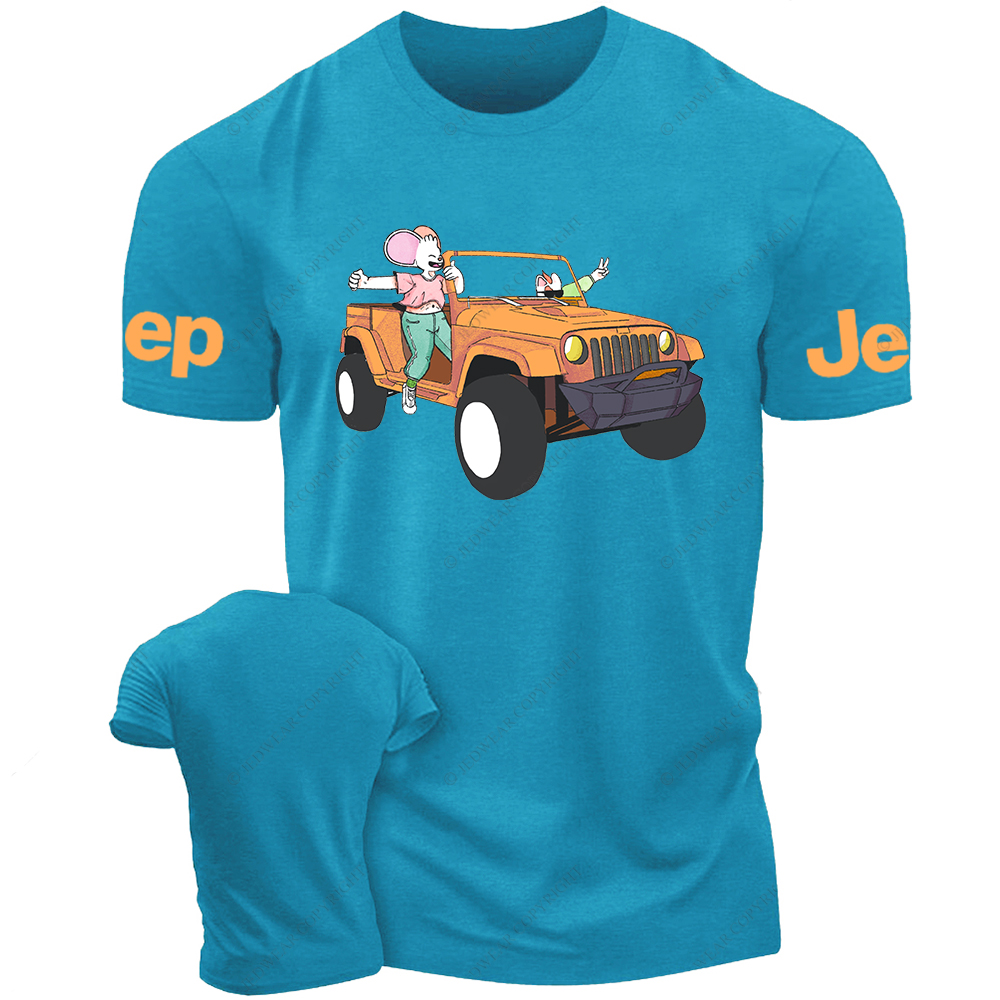 Funny Cute Cartoon Mouse Car Jp T-Shirt