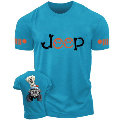 Colorful Funny Pets Cartoon Dog Jp T-Shirt