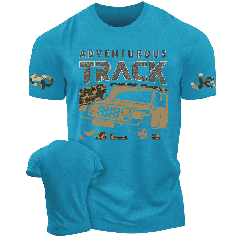 Adventurous Track Camouflage Color Jp T-Shirt