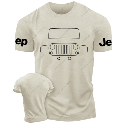Clipart Line Drawing Off-Road Vehicle Jp T-Shirt