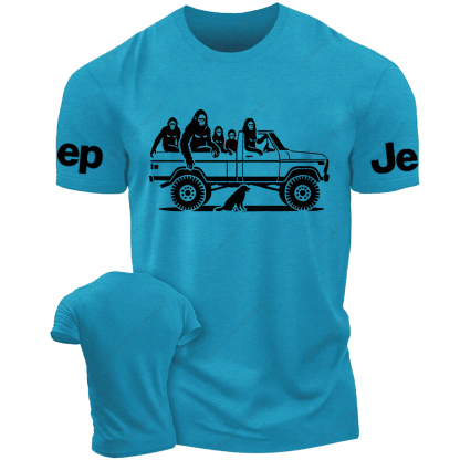 Bigfoot Family In 4x4 Jp T-Shirt