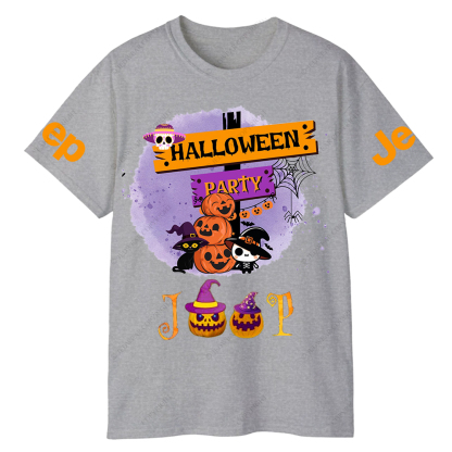 Pumpkin Halloween Party Spider Web Jp T-Shirt