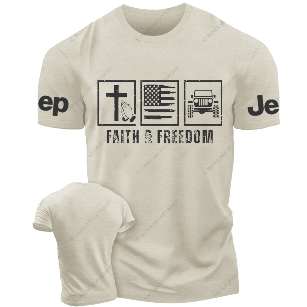 Religion Jesus Faith And Freedom Jp T-Shirt