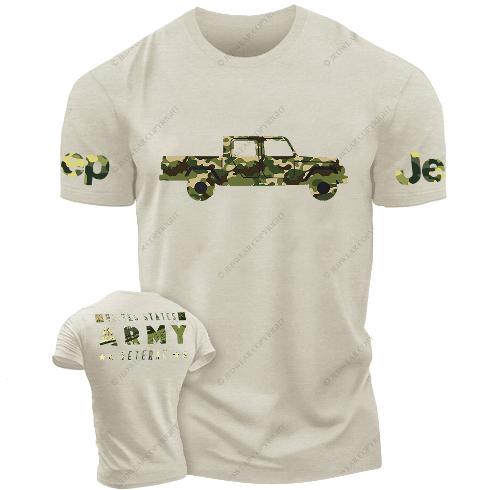  Green Camo Gladiator Truck Camouflage Camo Truck Lovers Jp T-Shirt
