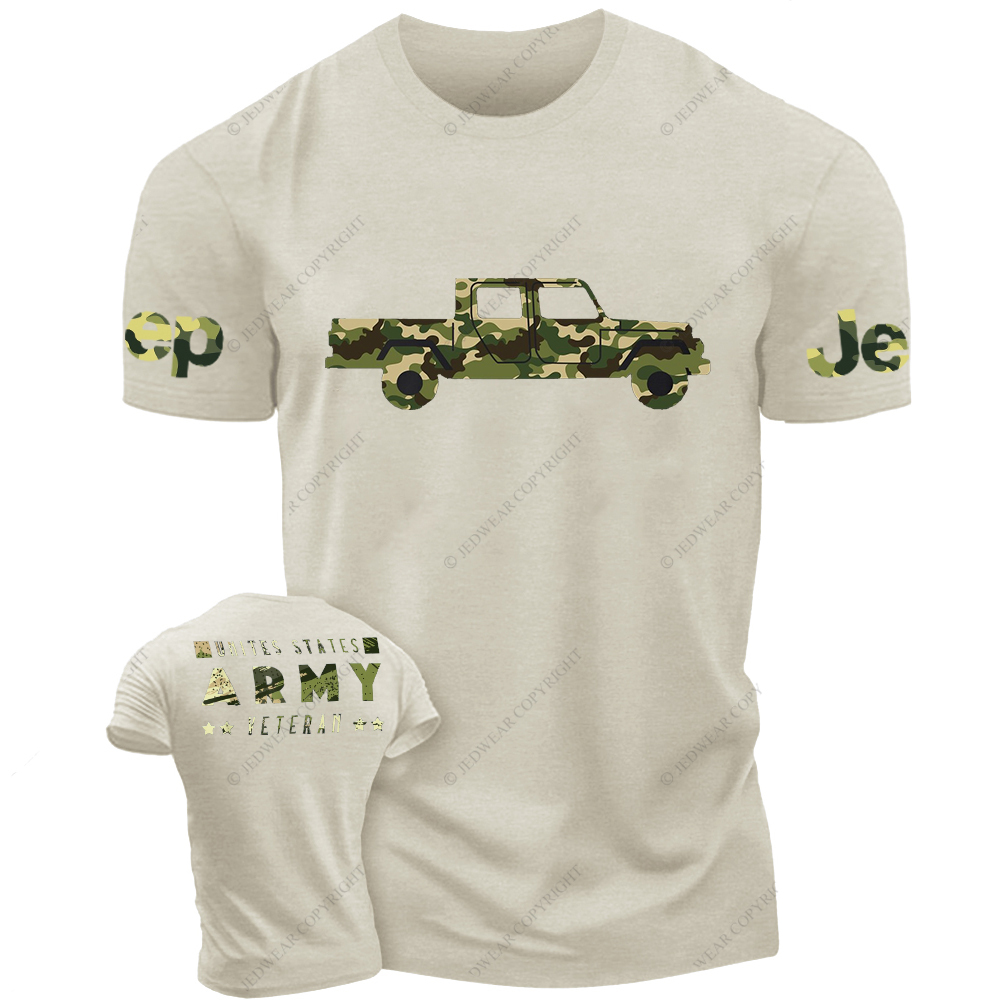  Green Camo Gladiator Truck Camouflage Camo Truck Lovers Jp T-Shirt