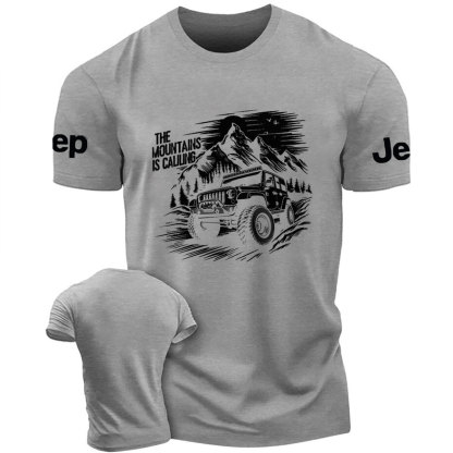 The Mountain Is Calling Car Design T-Shirt