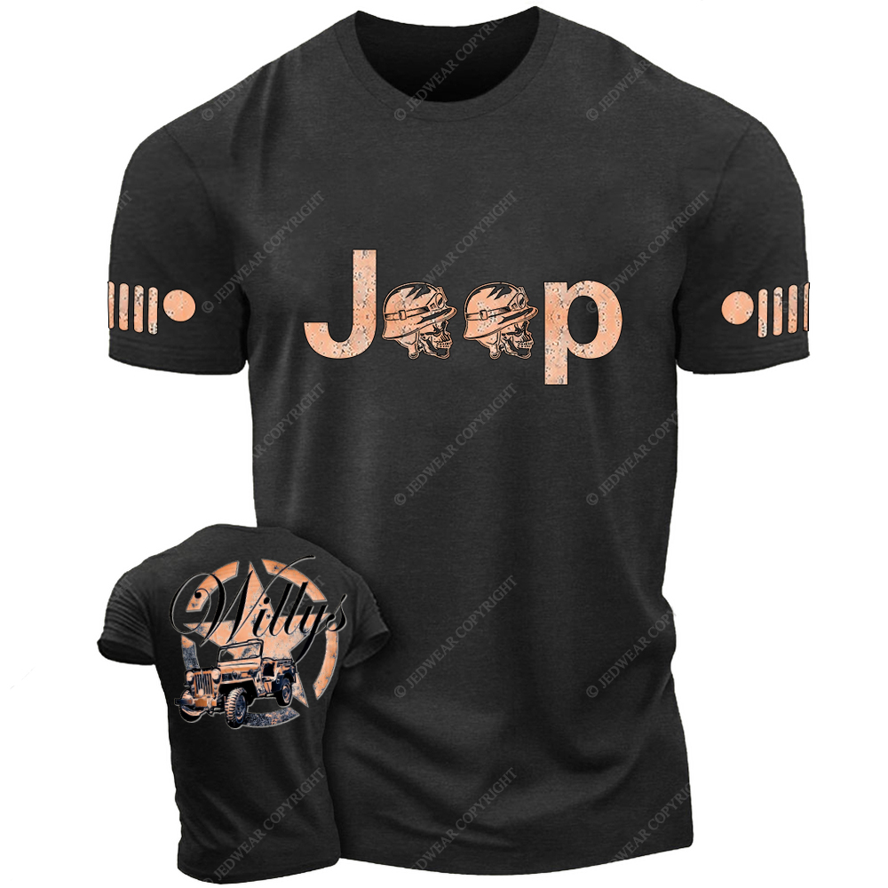 Military Star Willys Vintage Style Jp T-Shirt