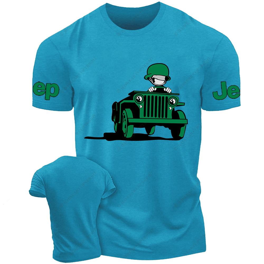 Cartoon Green Car Funny Jp T-Shirt