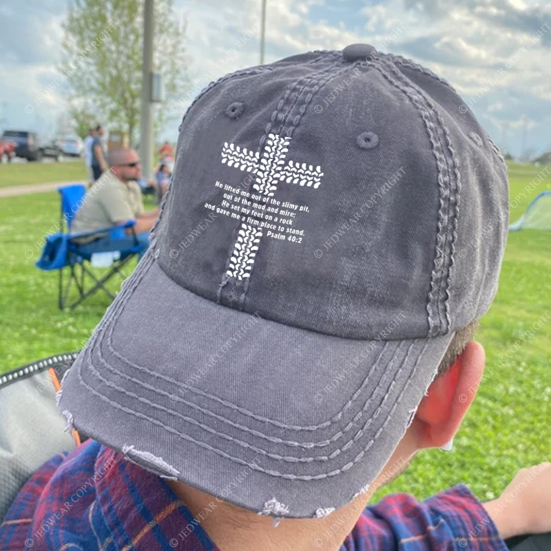 Religion Cross Jesus Bible Wheelmarks Psalm Jp Baseball Cap