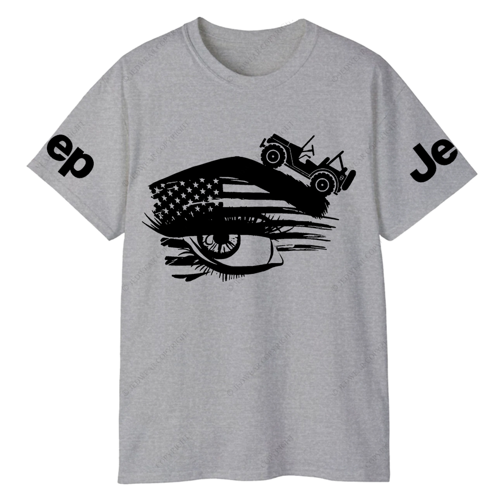 American Flag Eyes Silhouette Jp T-Shirt