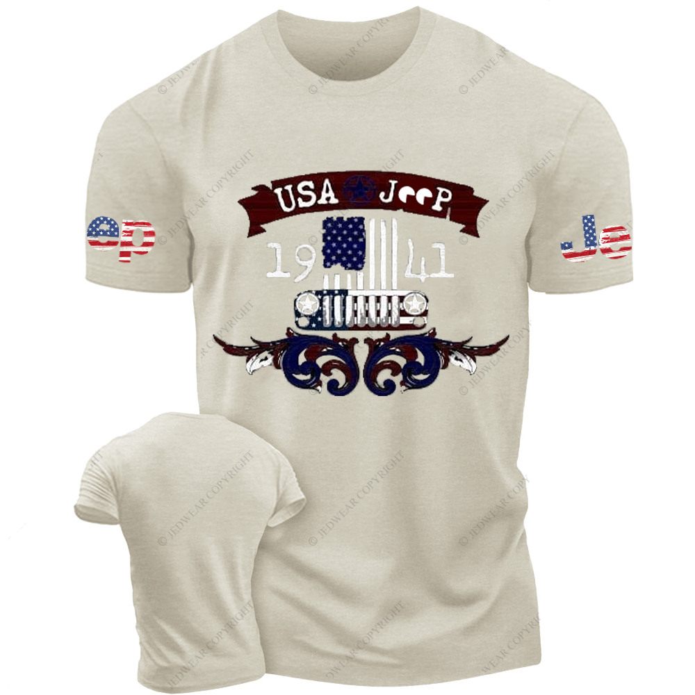 USA American Flag Military Star 1941 Jp T-Shirt
