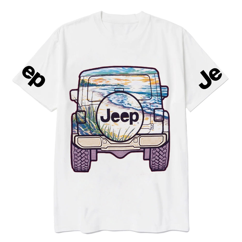 Jp Beach Sunset Casual Printed T-Shirt