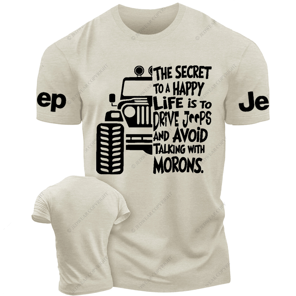 The Secret To A Happy Life Is To Drive Jp T-Shirt