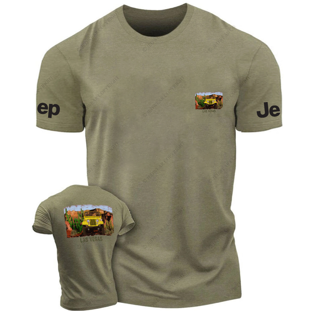 Hawaii Las Vegas Cactus Desert Quad JP T-Shirt