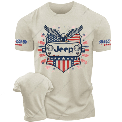 Eagle American Flag Grill Jp T-Shirt